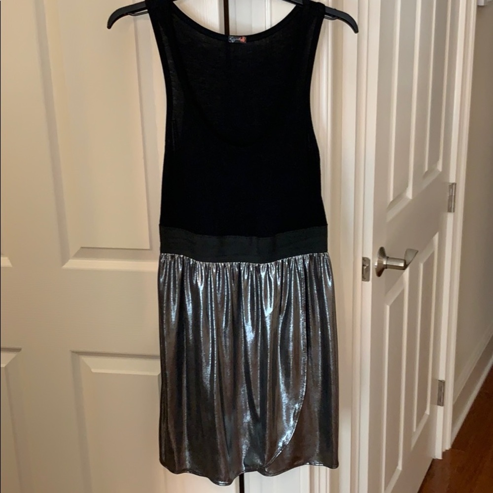 Black and silver cocktail dress from Nordstrom